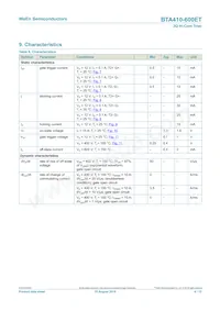 BTA410-600ET Datasheet Page 6