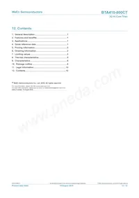 BTA410-800CT Datasheet Page 12