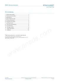 BTA410-800ET Datasheet Page 12