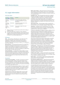 BTA410X-600BT Datasheet Page 11