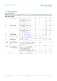 BTA410X-600CT Datasheet Page 7