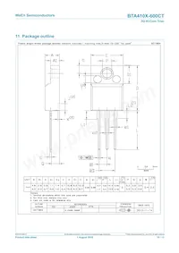 BTA410X-600CT Datasheet Page 10
