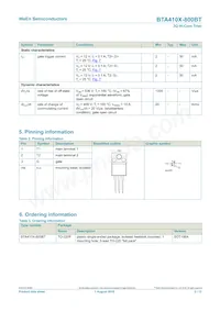 BTA410X-800BT Datasheet Page 2