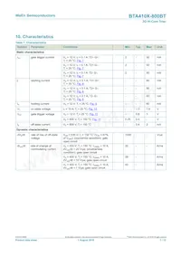 BTA410X-800BT Datasheet Page 7