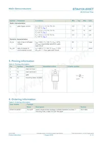 BTA410X-800ET Datasheet Page 2