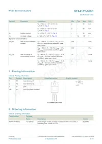 BTA416Y-800C Datasheet Page 2