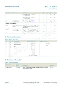 BTA420-800CT Datasheet Page 2