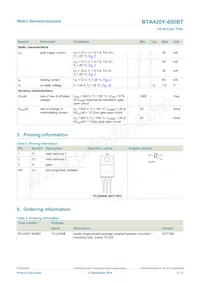 BTA420Y-800BT Datasheet Page 2