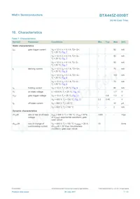 BTA445Z-800BTQ Datasheet Page 7