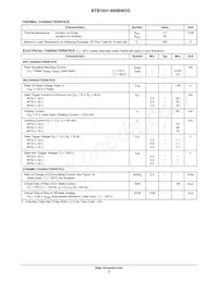 BTB16H-600BW3G Datasheet Page 2