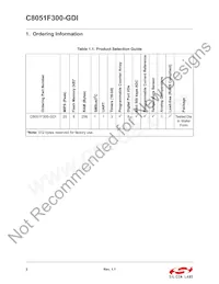 C8051F300-GDI Datasheet Page 2