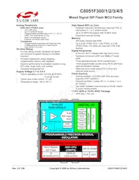 C8051F305 Datasheet Cover