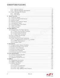 C8051F305 Datasheet Page 4
