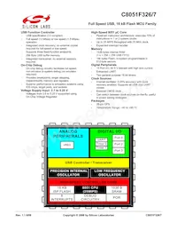 C8051F326-GMR Datasheet Cover