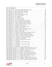 C8051F326-GMR Datasheet Pagina 11
