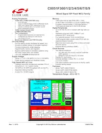 C8051F369-GMR Datasheet Cover