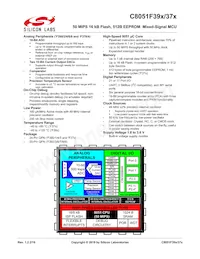 C8051F391-A-GMR Datasheet Cover
