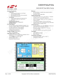 C8051F530-IT Datenblatt Cover