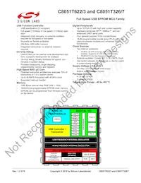 C8051T327-GM Datasheet Cover