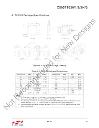 C8051T631-GM Datasheet Page 21