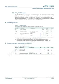 CBTL12131ET Datasheet Page 18