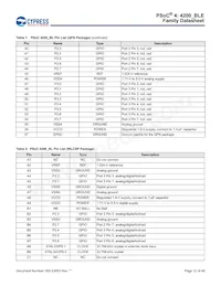 CY8C4248LQI-BL453T Datasheet Page 12