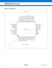 CY90F497GPFM-G-FLE1 Datasheet Page 7