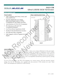 DS2117MX/T&R Datasheet Cover