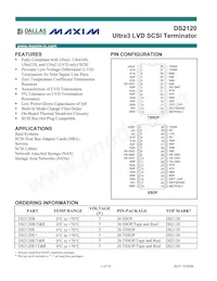 DS2120E+T&R Datasheet Cover