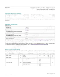 DS2477Q+U Datasheet Pagina 3