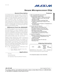 DS5003M-DNS+ Datasheet Cover