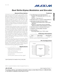 DS8102+ Datasheet Copertura