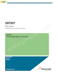 DSP56F807VF80 Datasheet Cover