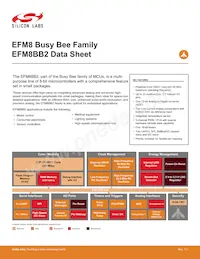 EFM8BB21F16G-B-QSOP24數據表 封面