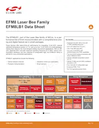 EFM8LB12F64E-B-QFP32R數據表 封面