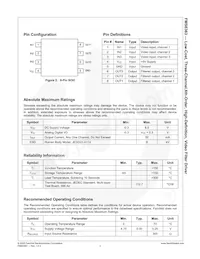 FMS6363CS Datasheet Page 3