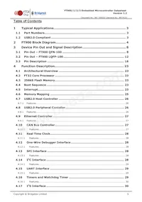 FT900L-C-T Datasheet Pagina 5