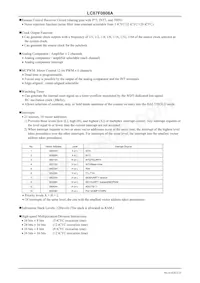 LC87F0808AUQFPTLM-H Datasheet Page 3
