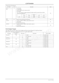 LC87F0A08AU-EB-TLM-H Datasheet Page 9