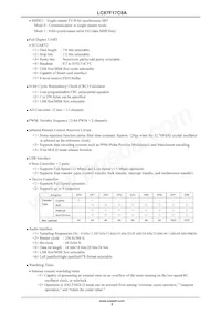 LC87F17C8AUWA-2H Datasheet Page 3