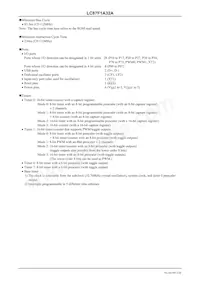 LC87F1A32AUWA-2H Datasheet Page 2