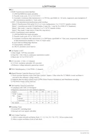 LC87F1A32AUWA-2H Datasheet Page 3