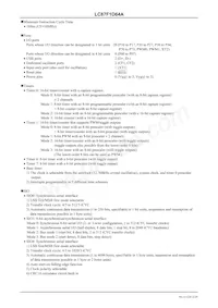 LC87F1D64AUWA-2H Datasheet Page 2