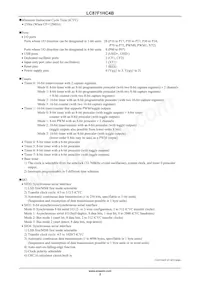 LC87F1HC4BUWA-2H Datasheet Page 2