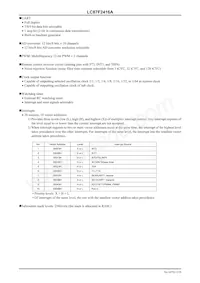 LC87F2416AUEB-NH Datasheet Page 3