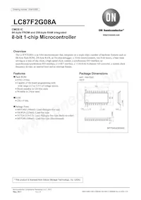 LC87F2G08AUMJ-ZH Datasheet Cover