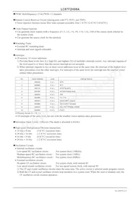 LC87F2H08AU-EB-2E Datasheet Page 3