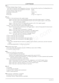 LC87F5G32AU-EE-3E Datasheet Page 2