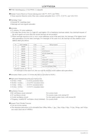 LC87F5G32AU-EE-3E Datasheet Page 3