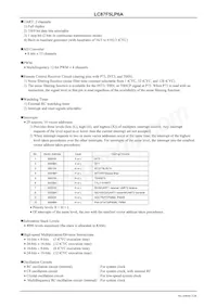 LC87F5LP6AUTE-2E Datasheet Pagina 3